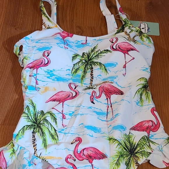 NWT Flamingo one piece bathing suit - Picture 5 of 16